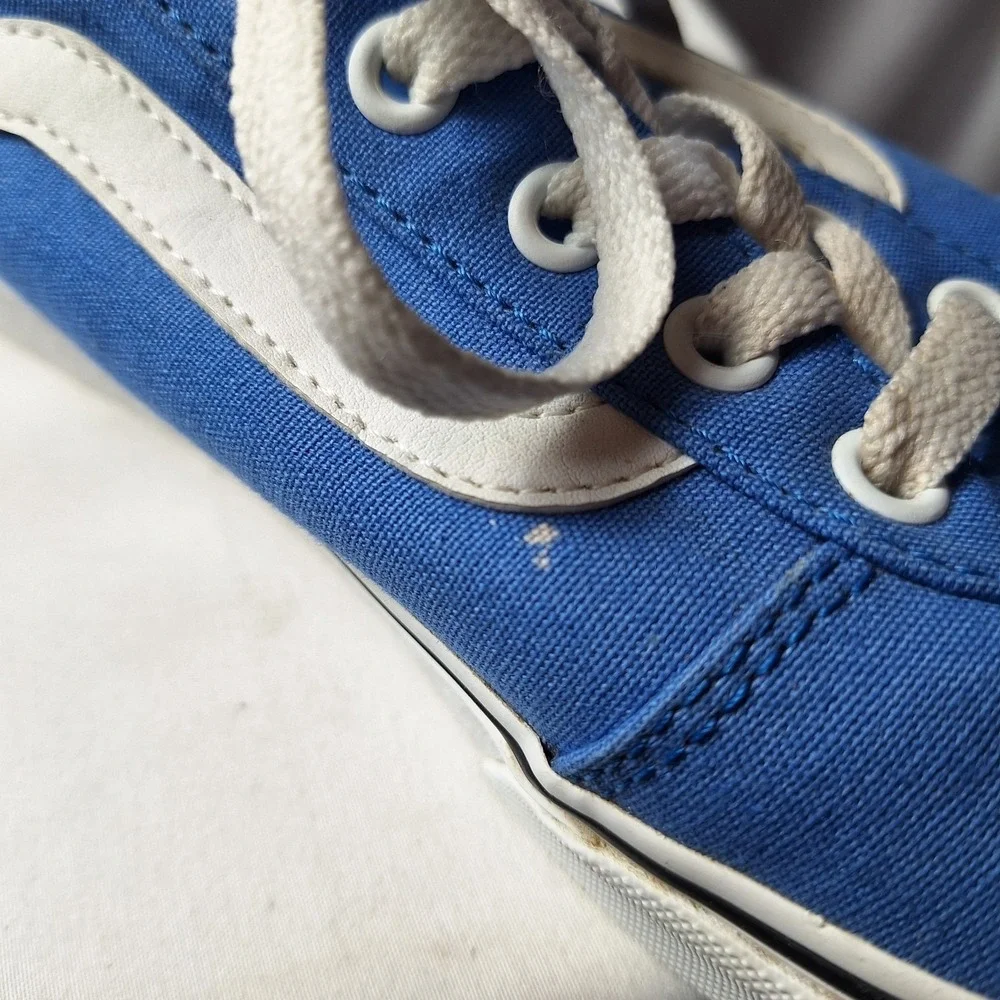 VANS Old Skool Sneaker Womens/11 Mens/9.5 Cobalt Blue Classic Retro Skater Y2K